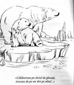Ilustraţie la „Fram, ursul polar.”  (clic ca s-o măreşti. Foto @)
